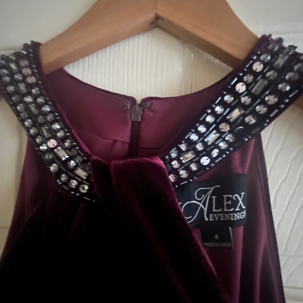 Velvet cocktail dress
